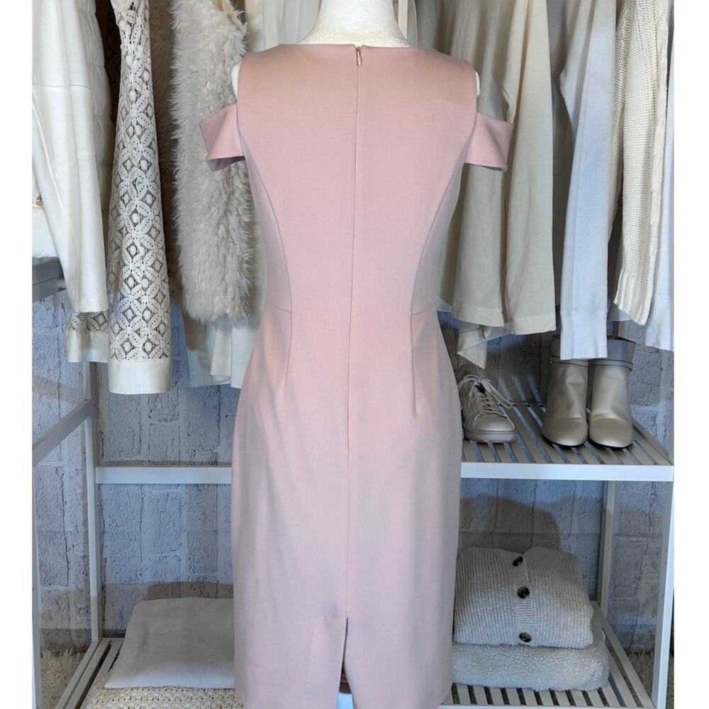 Vince Camuto Women's Size 4 Light Pink Sleeveless Sheath Dress #0023 - Picture 9 of 12